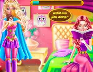 play Super Barbie Make Up Fiasco