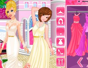 play Barbies Wedding Selfie With Princesses