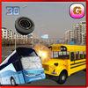 School Bus Crash Demolition : Derby Racing Bus Chase Simulator