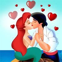 play Ariel Kissing Game