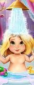 play Rapunzel Baby Bath