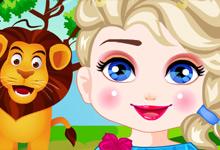 play Elsa Safari Slacking