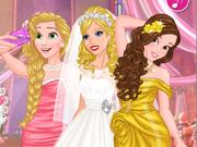 play Barbie'S Wedding Selfie With Princesses