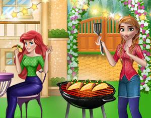 Frozen Sisters Barbecue Party