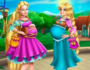 play Barbie And Rapunzel Pregnant Bffs