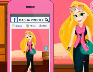 play Rapunzel Facebook Profile Picture