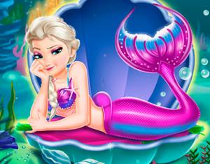 play Elsa Mermaid Queen