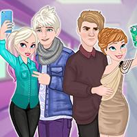play Frozen Couples Selfie Battle