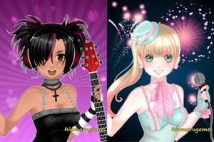 play Anime Singer Dress Up Game