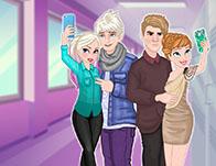 play Frozen Couples Selfie Battle