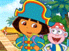 play Dora Pirate Boat