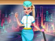 play Elsa Stewardess Fashion