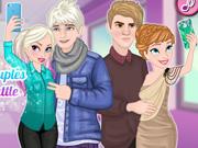 play Frozen Couples Selfie Battle