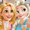 play Enjoy The Game Elsa And Rapunzel Selfie Time