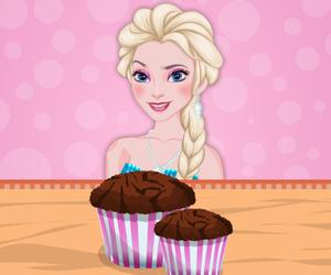 play Elsa Cooking Banana Cream Cheese Muffins