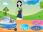 play Mulan Cooking Chinese Pie