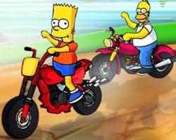 play Simpson Super Race