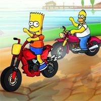 play Simpson Super Race