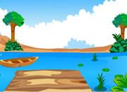 play Wooden Boat Escape From River