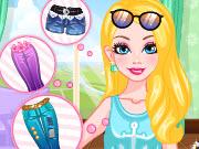 play Barbie Diy Jeans Makeover
