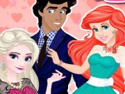 play Elsa And Ariel Love Rivals