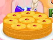 play Elsa Cooking Upside Down Pineapple Cake