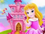 play Baby Aurora Castle Decoration