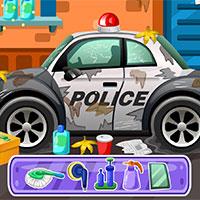 play Clean Up Police Car