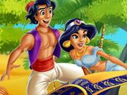 Jasmine And Aladdin Kissing