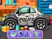 play Clean Up Police Car