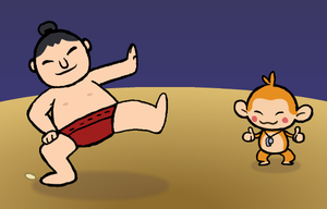 play Sumo Rhythm Game