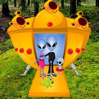 play Rescue Alien Couple From Coniferous Forest