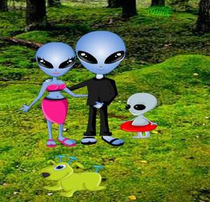 play Wowescape Rescue Alien Couple From Coniferous