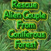 play Rescue Alien Couple From Coniferous Forest
