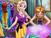 play Frozen Wardrobe Cleaning