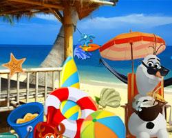 play Frozen Olaf Beach Resort