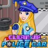 play Clean Up Police Car