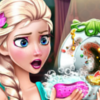 play Elsa Dish Washing Realife