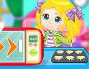 play Elsa Cooking Eggless Vanilla Cupcakes