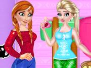 play Elsa And Anna Hide And Seek
