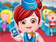 play Baby Hazel Air Hostess Dressup