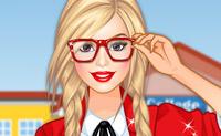 play Barbie Nerdy College Girl