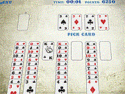 play Klondike Solitaire 3 D