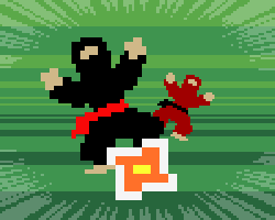 play Retro Ninja Star