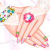 play Fairy Barbie Wedding Nails