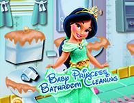 play Baby Jasmine Bathroom Cleaning