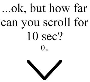 play Ok, But How Far Can You Scroll?