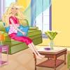 play Barbies Cosy Room Decorating