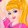 play Super Barbie Cheerleader