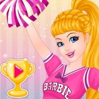 play Super Barbie Cheerleader